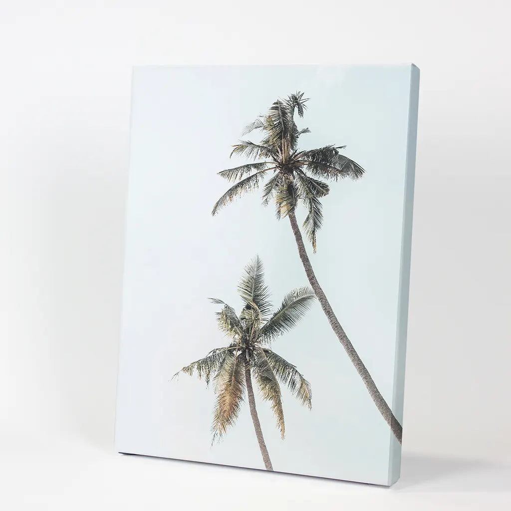 California Tropical Themed Wall Decor. Large Palm Trees