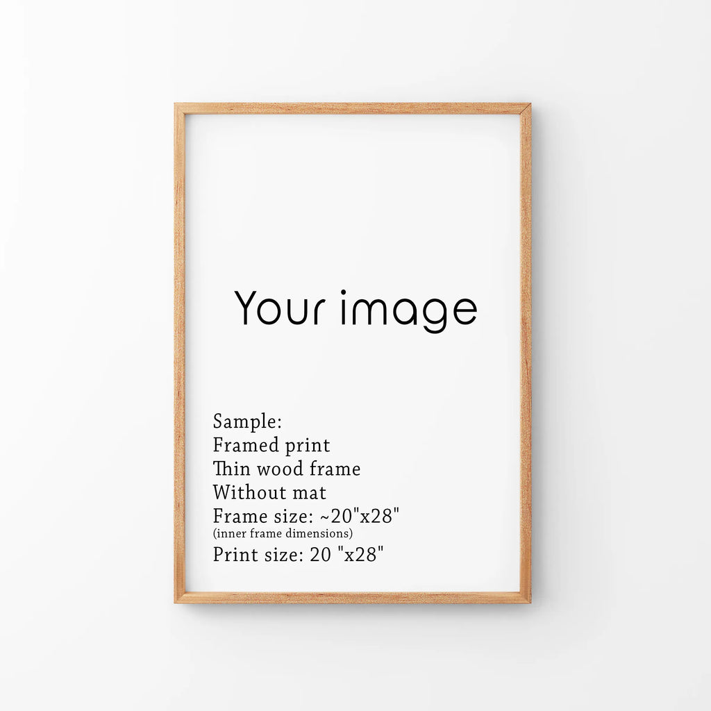 Printing Service. Custom Framed Prints. Printed and Shipped