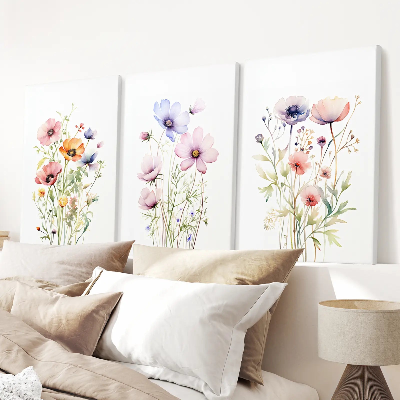 Minimalist Watercolor Botanical Prints Art Decor