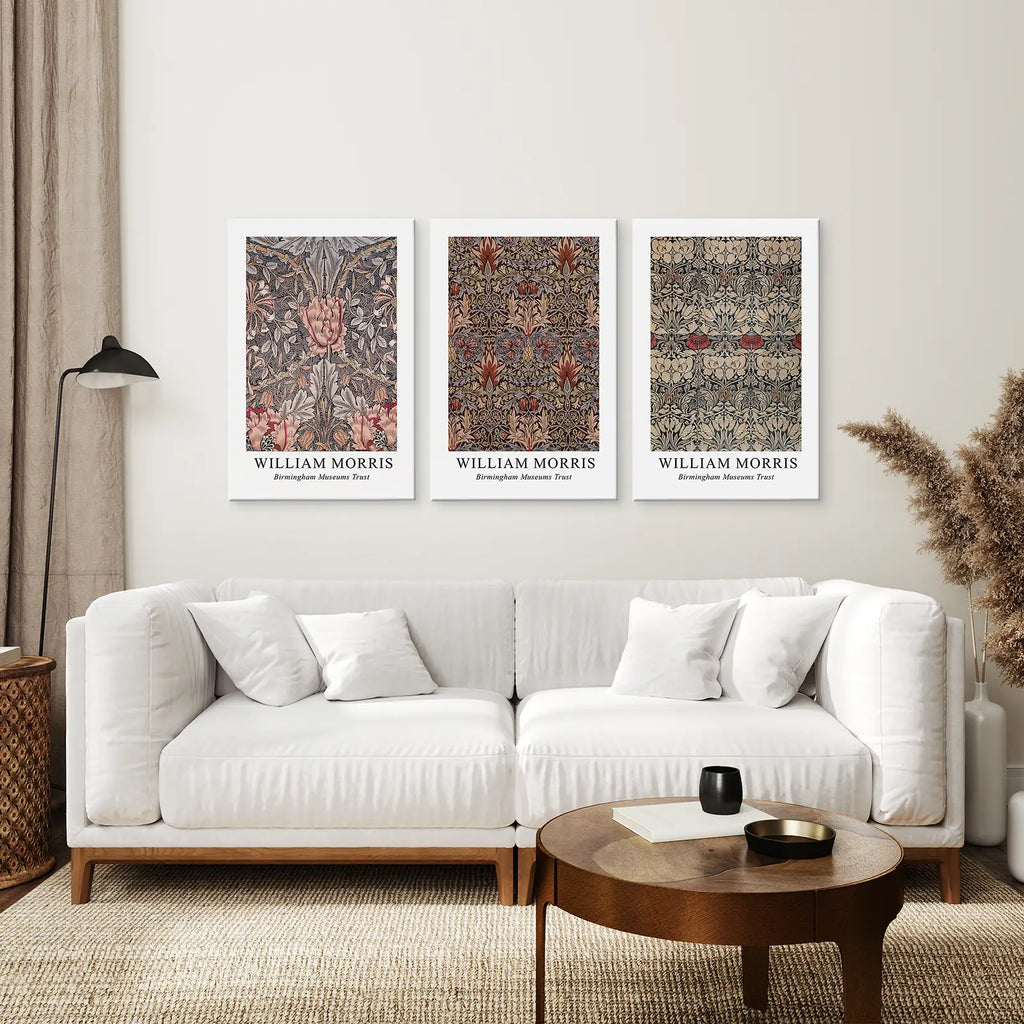 William Morris Floral Museum Exhibition Painting