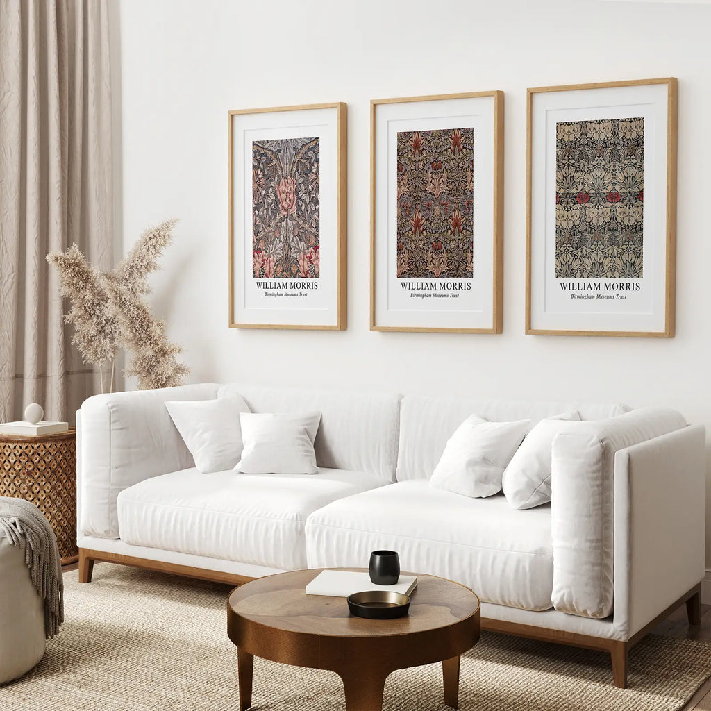 William Morris Floral Museum Exhibition Painting