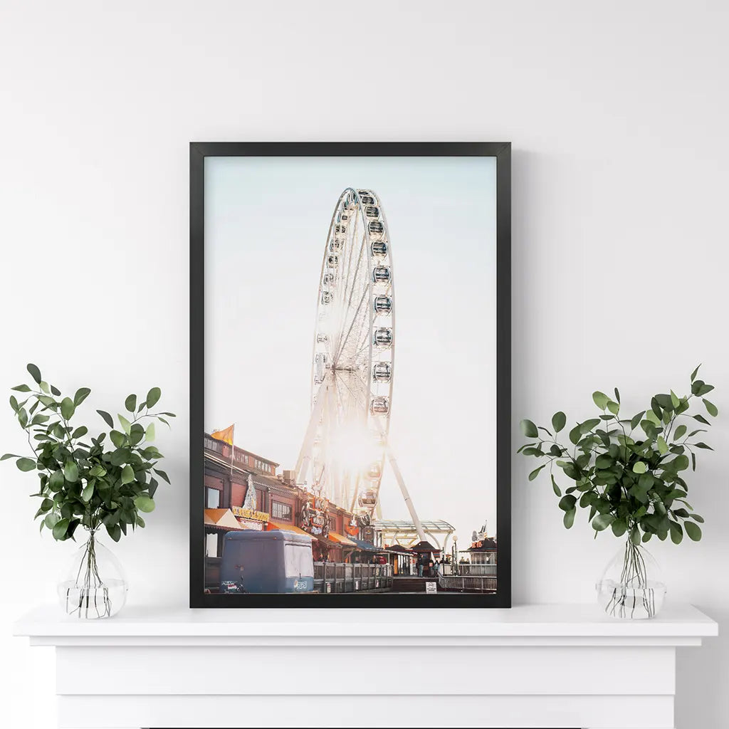 Ferris Wheel Wall Decor. Summer Beach Style